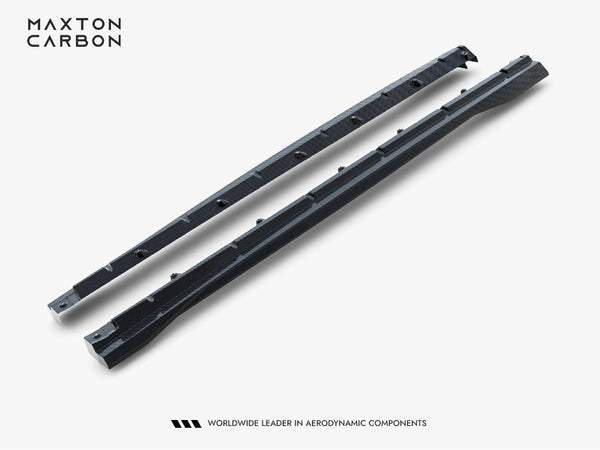 Audi - SQ8 / Q8 S Line MK1 Facelift: Maxton Pre-preg Carbon Fibre Side Skirts