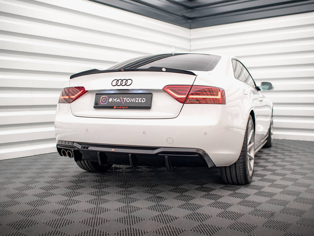 Audi - A5 Sportback 8T Facelift (Version with dual exhausts on one side): Maxton Rear Diffuser