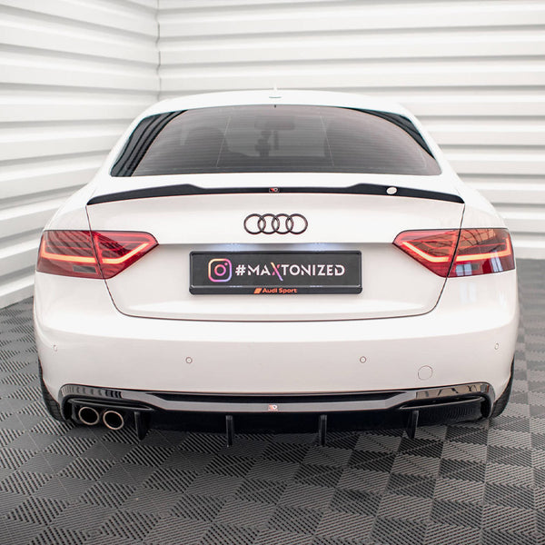 Audi - A5 Sportback 8T Facelift (Version with dual exhausts on one side): Maxton Rear Diffuser