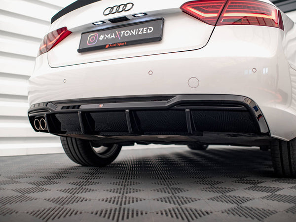 Audi - A5 Sportback 8T Facelift (Version with dual exhausts on one side): Maxton Rear Diffuser