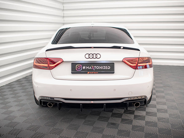 Audi - A5 Sportback 8T Facelift (Version with single exhausts on both sides): Maxton Rear Diffuser