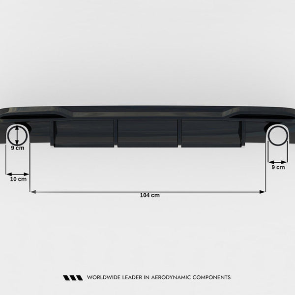 Audi - A5 Sportback 8T Facelift (Version with single exhausts on both sides): Maxton Rear Diffuser