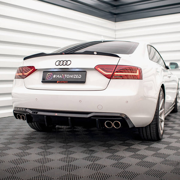 Audi - A5 Sportback 8T Facelift (Version with dual exhausts on both sides): Maxton Rear Diffuser