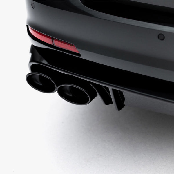 Audi - A6 Sedan / Avant C8 / C8 Facelift: Maxton Rear Diffuser + Exhaust Ends Imitation