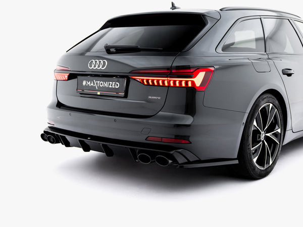 Audi - A6 Sedan / Avant C8 / C8 Facelift: Maxton Rear Diffuser + Exhaust Ends Imitation