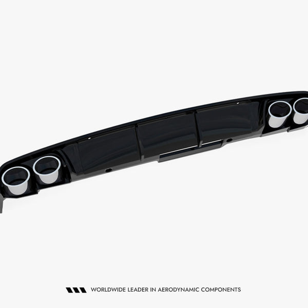 Audi - A6 Sedan / Avant C8 / C8 Facelift: Maxton Rear Diffuser + Exhaust Ends Imitation
