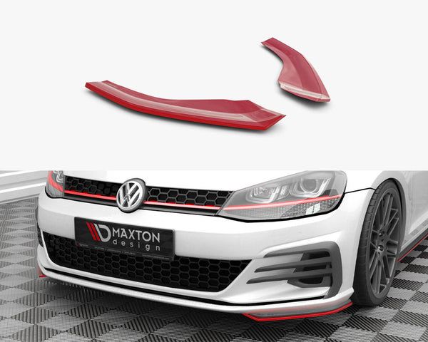 VW - Golf GTI / GTD MK7 Facelift: Maxton Front Side Splitters
