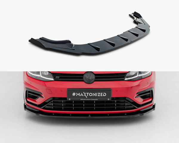 VW - Golf R / R Line MK7 Facelift: Maxton Front Splitter V1