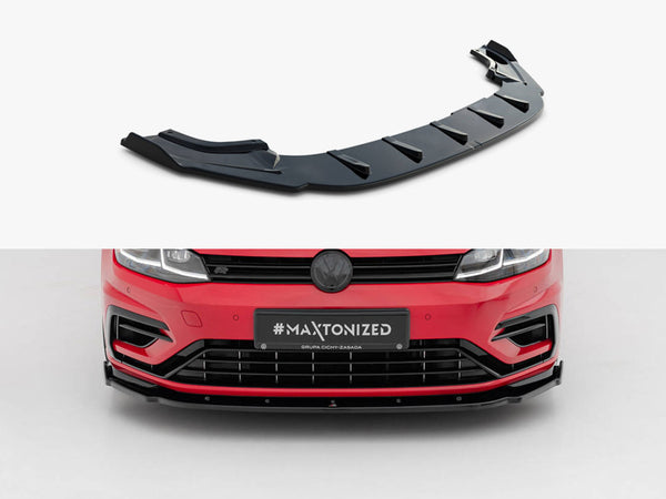 VW - Golf R / R Line MK7 Facelift: Maxton Front Splitter V1