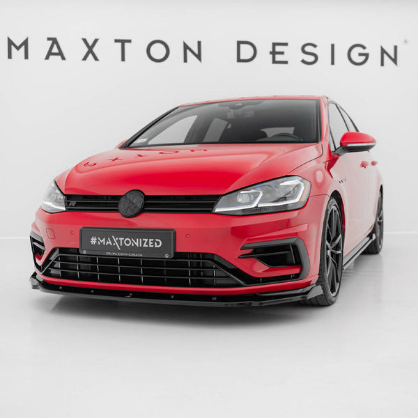 VW - Golf R / R Line MK7 Facelift: Maxton Front Splitter V1