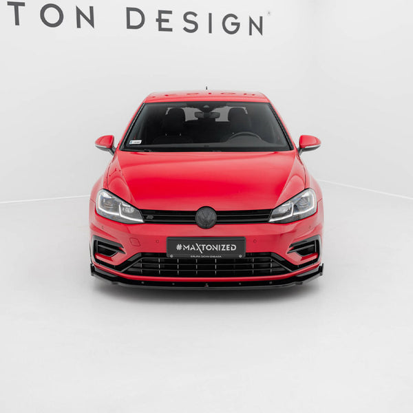 VW - Golf R / R Line MK7 Facelift: Maxton Front Splitter V1
