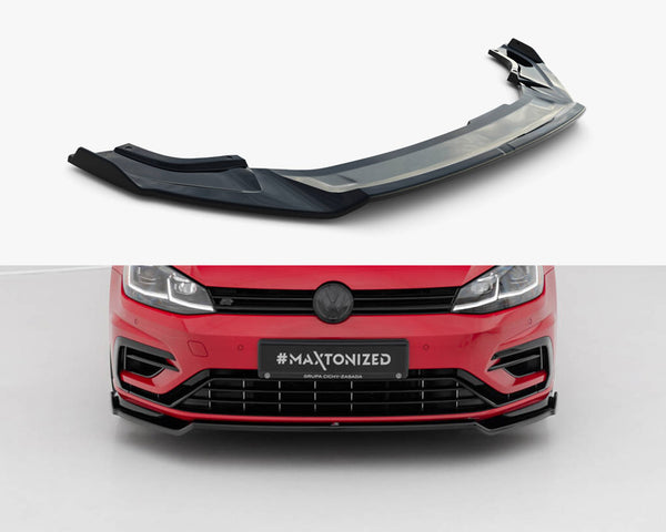 VW - Golf R / R Line MK7 Facelift: Maxton Front Splitter V2
