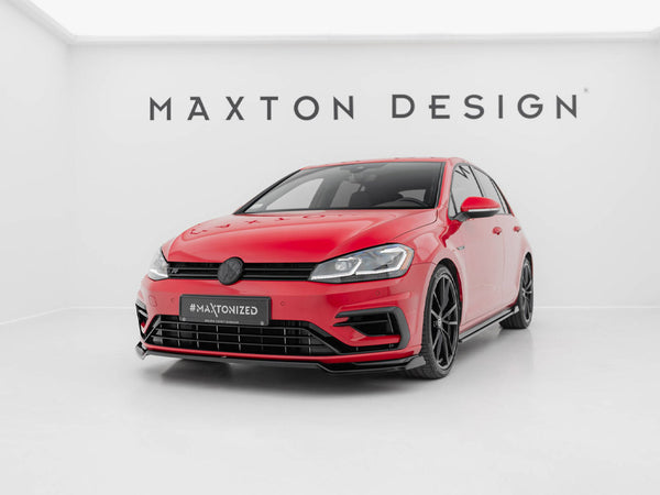 VW - Golf R / R Line MK7 Facelift: Maxton Front Splitter V2