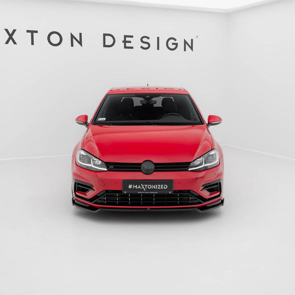 VW - Golf R / R Line MK7 Facelift: Maxton Front Splitter V2