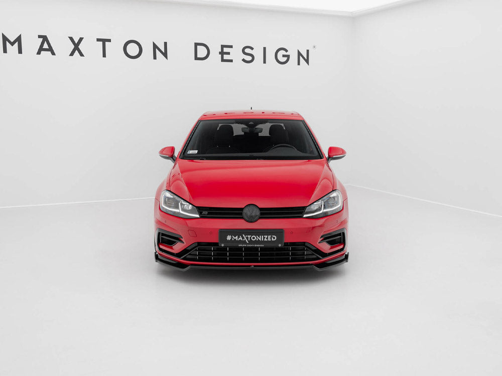 VW - Golf R / R Line MK7 Facelift: Maxton Front Splitter V2