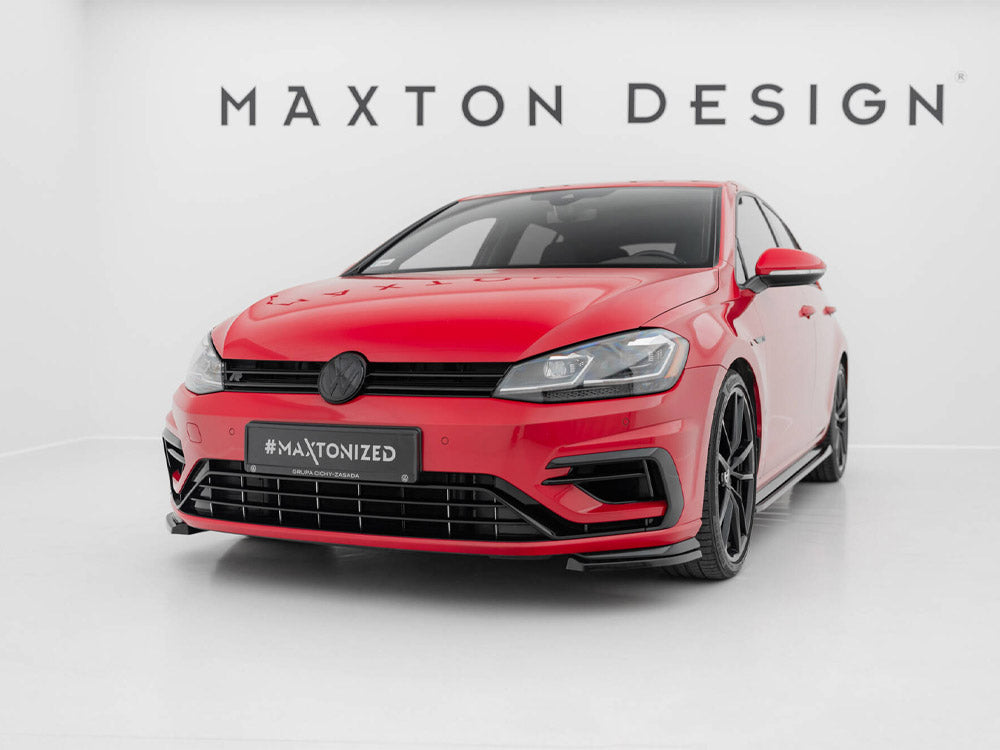 VW - Golf R / R Line MK7 Facelift: Maxton Front Side Splitters