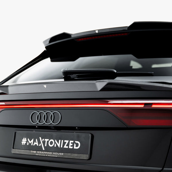 Audi - SQ8 / Q8 S Line MK1 Facelift: Maxton Carbon Fibre Boot Spoiler (Lower)