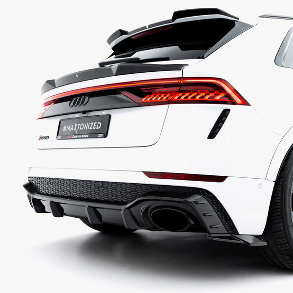 Audi - RSQ8 MK1: Maxton Carbon Fibre Rear Side Splitters