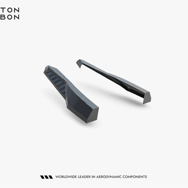 Audi - RSQ8 MK1: Maxton Carbon Fibre Rear Side Splitters