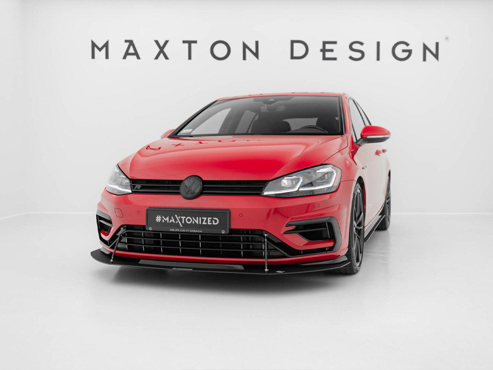 VW - Golf 7 R / R Line Facelift: Maxton Hybrid Front Racing Splitter
