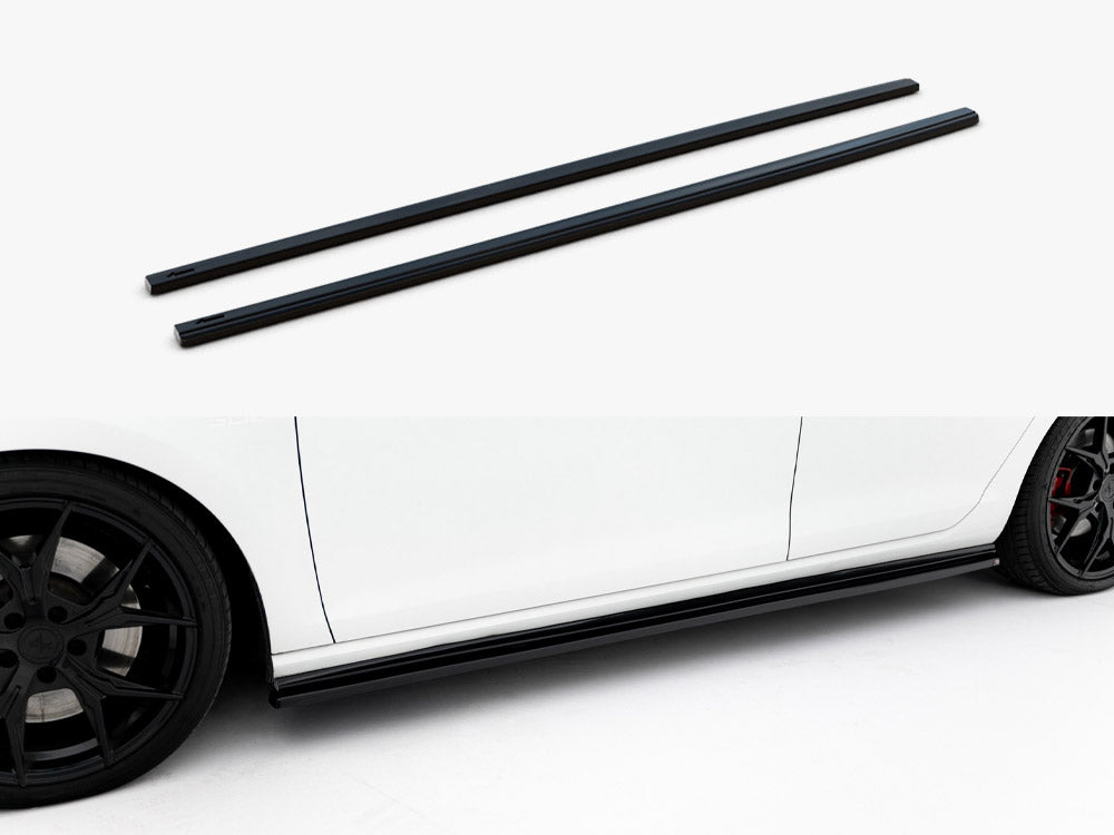 VW - Golf GTI / GTD MK7 / MK7 Facelift (narrow): Maxton Side Skirts V2