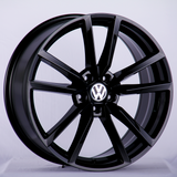 Golf - MK8: 19" Gloss Black Pretoria Style Alloy Wheels 21+