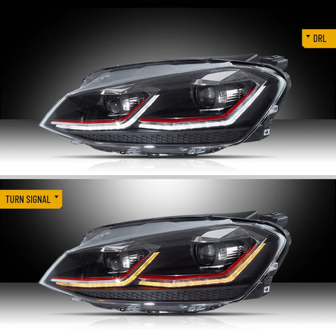 Golf - MK7: Silver-Line Dynamic LED Headlights 13-16