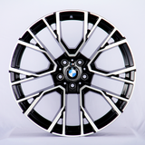 X5 - F15: 22" Diamond Cut Black M Performance Alloy Wheels 14-18