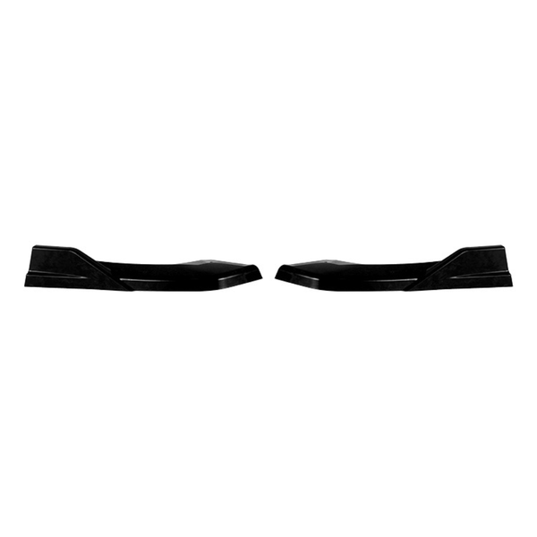 1 Series - F20/F21 Facelift: Gloss Black Rear Canards 15-19