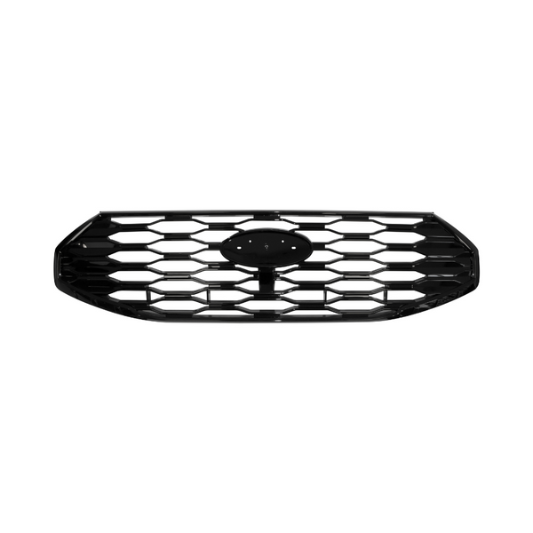 Ford Transit Custom MK2: Gloss Black Badgeless Grill 24+