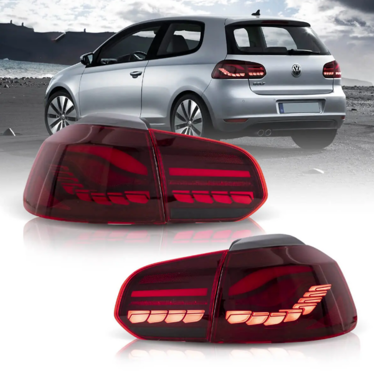 Golf - MK6: Sequential LED Rear Tail Lights 08-12