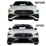 CLA - W118 Facelift: Gloss Black GT Panamericana Style Grill 24+