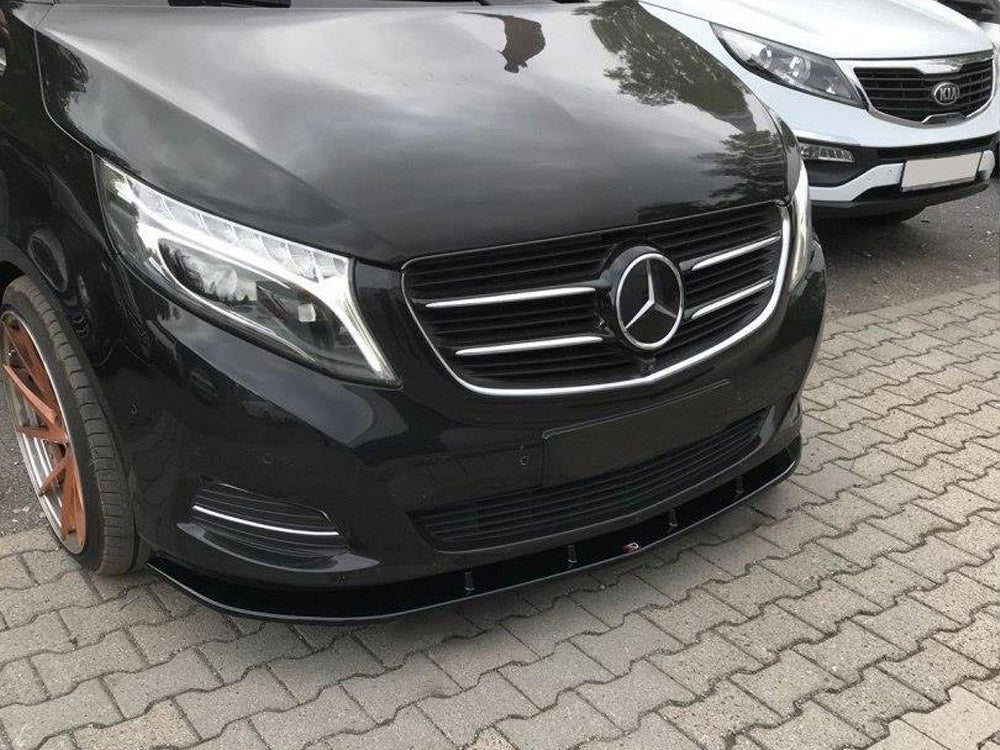 V Class - W447: Gloss Black Maxton Splitter V2 14-19