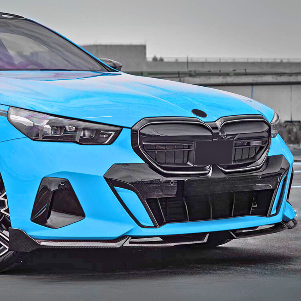 5 Series - G60: Gloss Black Front Splitter V1 Style 24+