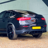 GLC - C253 Coupe: Black Rear Diffuser 16-20