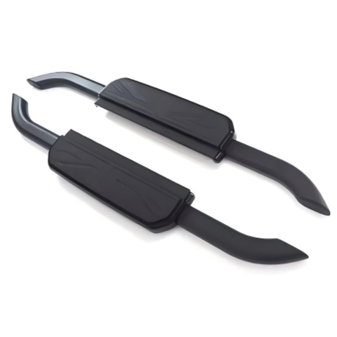 Defender 90 -  L663: Black UJ Style Side Steps 20+