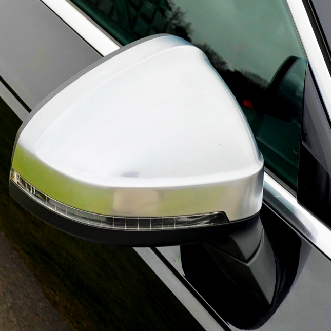 A4 - B9: Chrome S4 Style Wing Mirror Covers 16-20