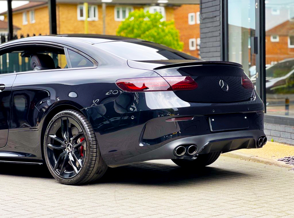 E Class - C238 Coupe: Black Rear Diffuser 16-20