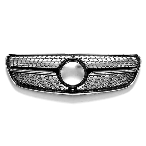 V Class - W447: Gloss Black Diamond Silver Grill 15-19