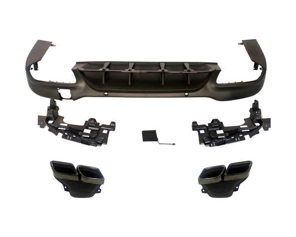 W251 Rear Diffuser Mercedes GLC W253 Hatchback Diffuser Black AMG Style – Carbon Accents