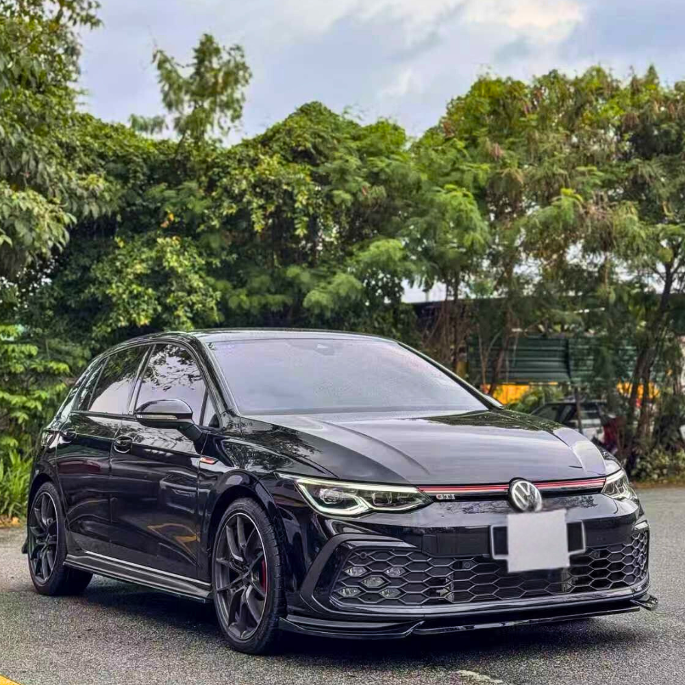 Golf - MK8 GTI/GTD/R-Line: Gloss Black Front Splitter 20-24