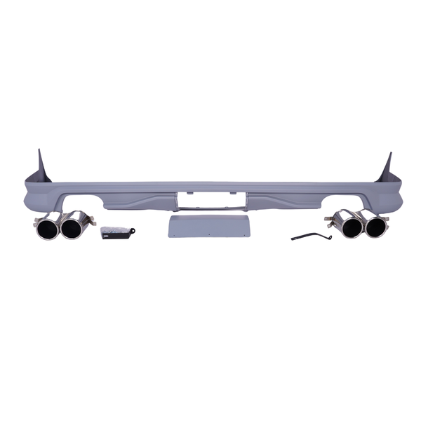 Transporter - T6 SWB: Primed Splitter Side Skirt Rear Bumper Spoiler 15-19