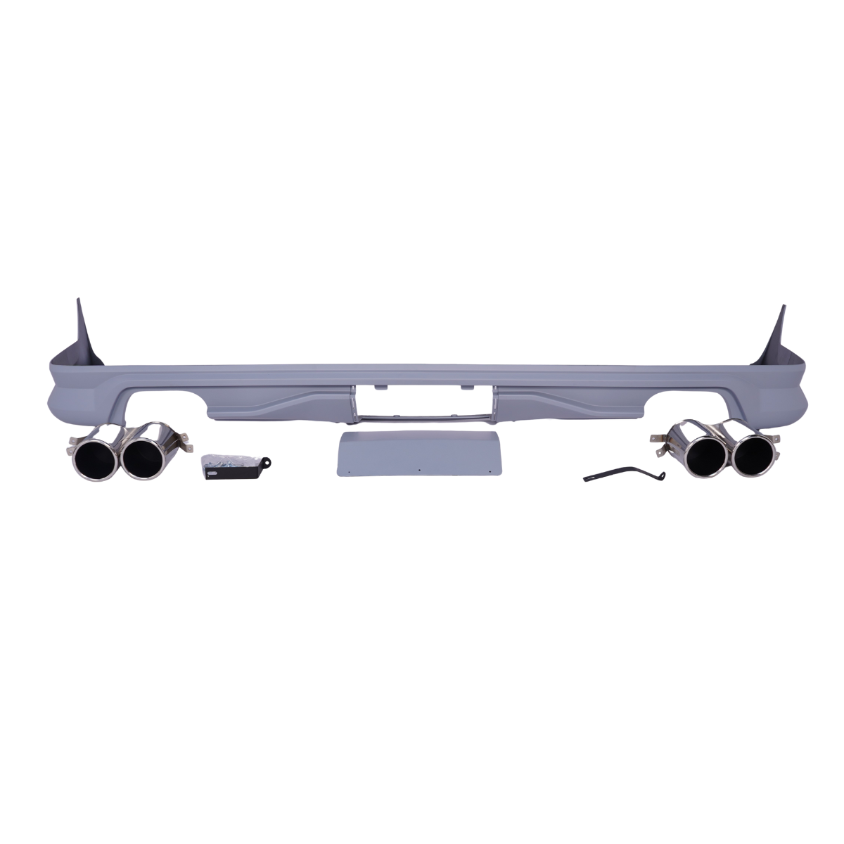 Transporter - T6 LWB: Primed Splitter Side Skirt Rear Bumper Spoiler 15-19