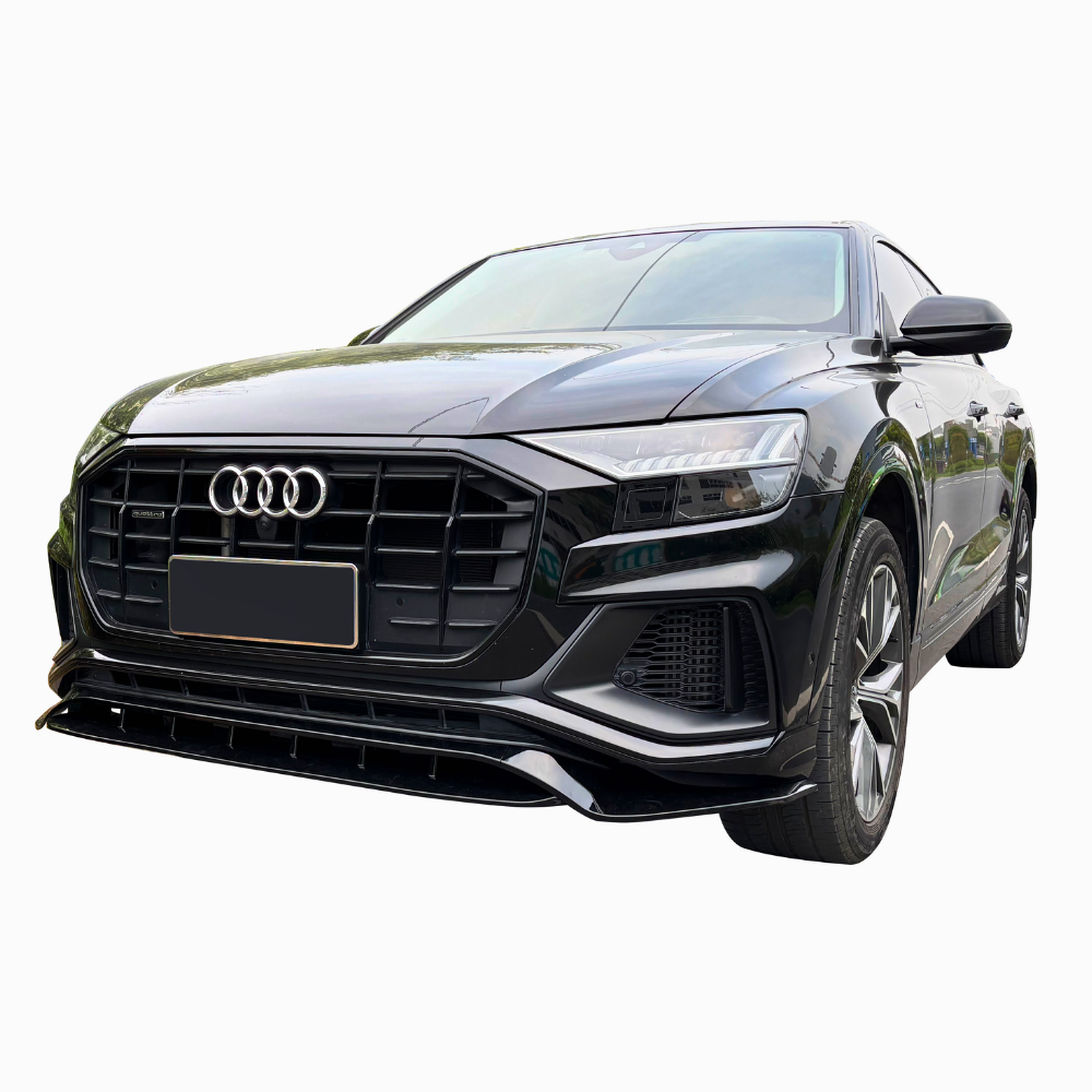 Q8 - MK1 Pre-Facelift: Gloss Black Front Splitter 18-24