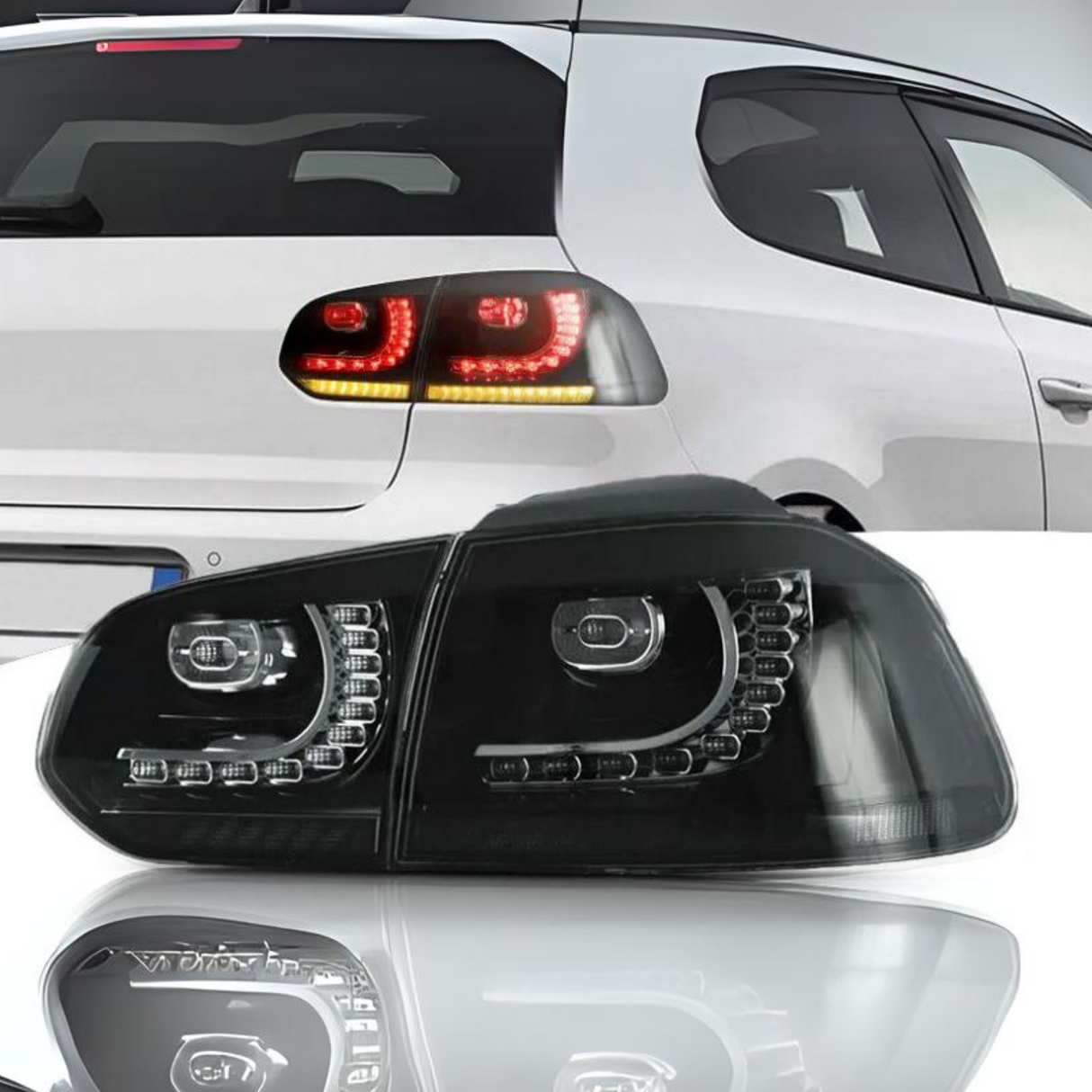 Golf - MK6: LED Red Eye Sequential Rear Tail Lights 10-12