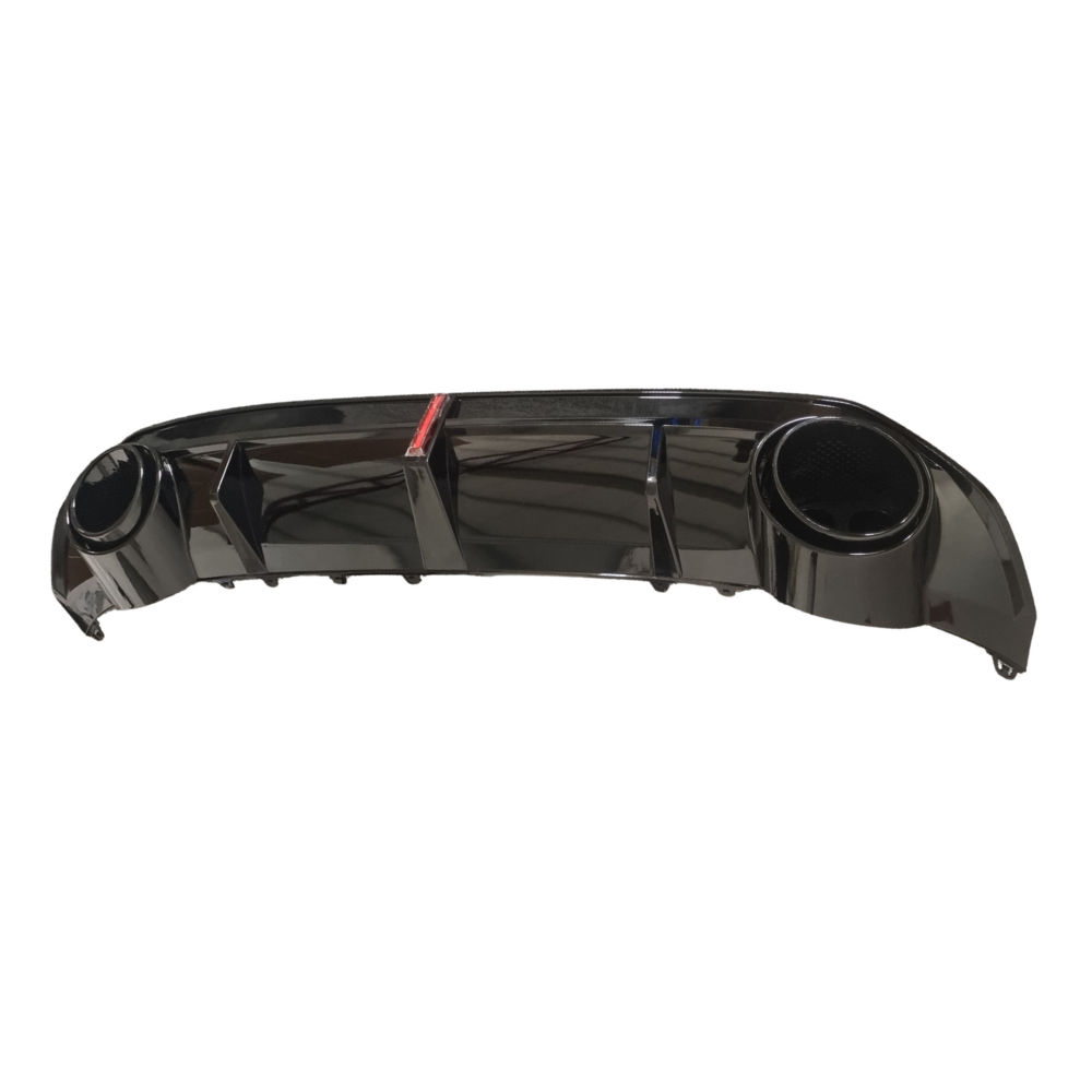 A3 - 8Y/8YS: Gloss Black RS3 Style LED Diffuser with Black Exhaust Tips 21-24
