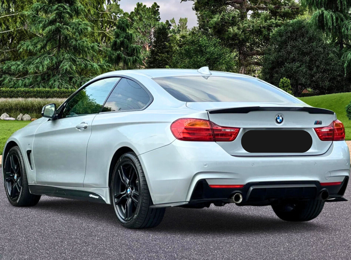 4 Series - F32 Coupe: Gloss Black M4 Style Spoiler 14-20