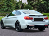 4 Series - F32 Coupe: Gloss Black M4 Style Spoiler 14-20