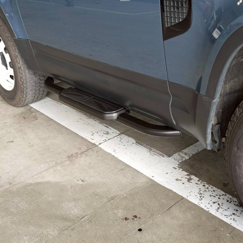 Defender 90 -  L663: Black UJ Style Side Steps 20+