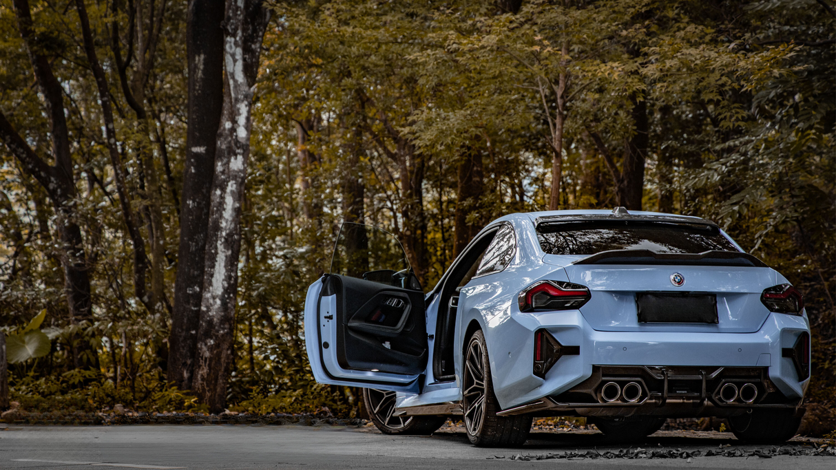 M2 - G87: Dry Carbon Fibre SOOQOO Style Rear Bumper Canards 23+
